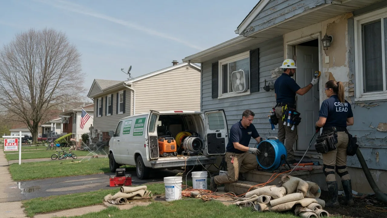 Flood Cleanup in Yorkville, IL near me